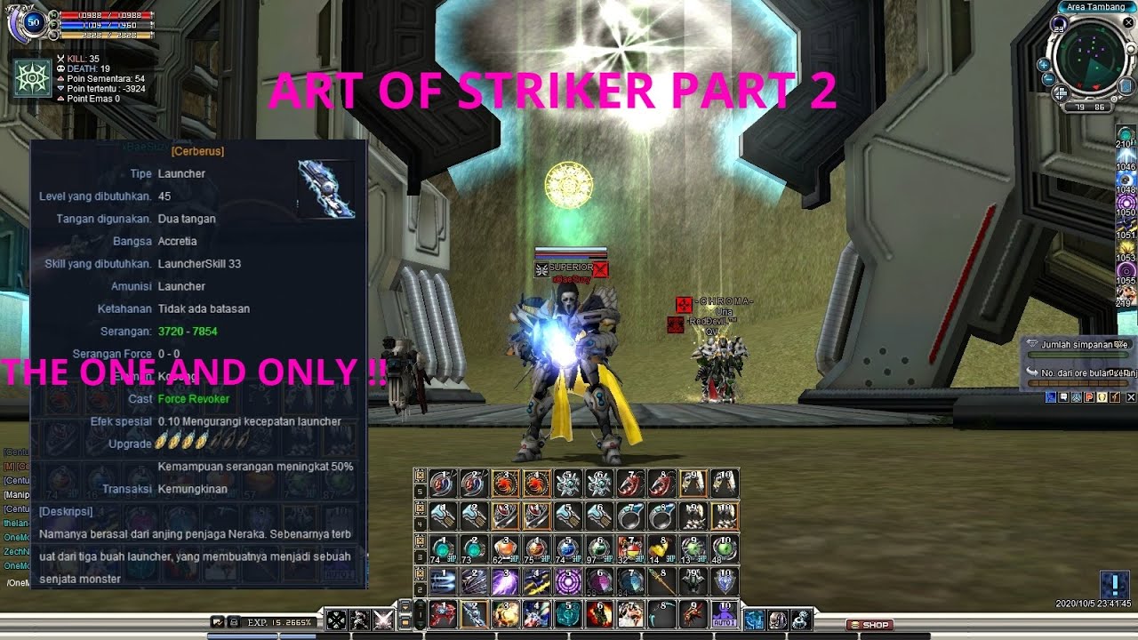 THE ART OF STRIKER ACCRETIA GAMEPLAY #PART 2 RF CLASSIC OMEGA