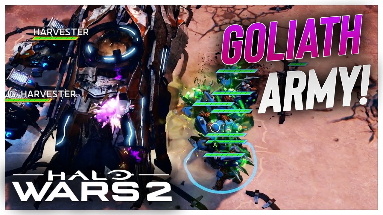 They had NO ANSWER to my Goliath army in Halo Wars 2!