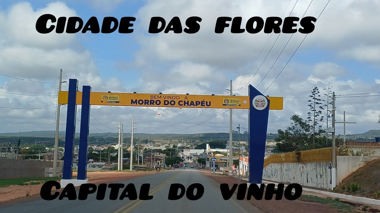 Centro da cidade de morro do chapéu Bahia cidade  da chapada diamantina