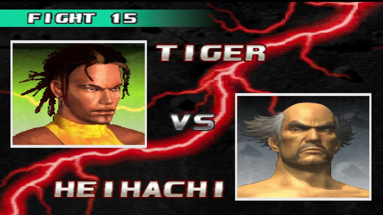 Tekken 3-Tiger Jackson 14 WINS(Survival Mode)