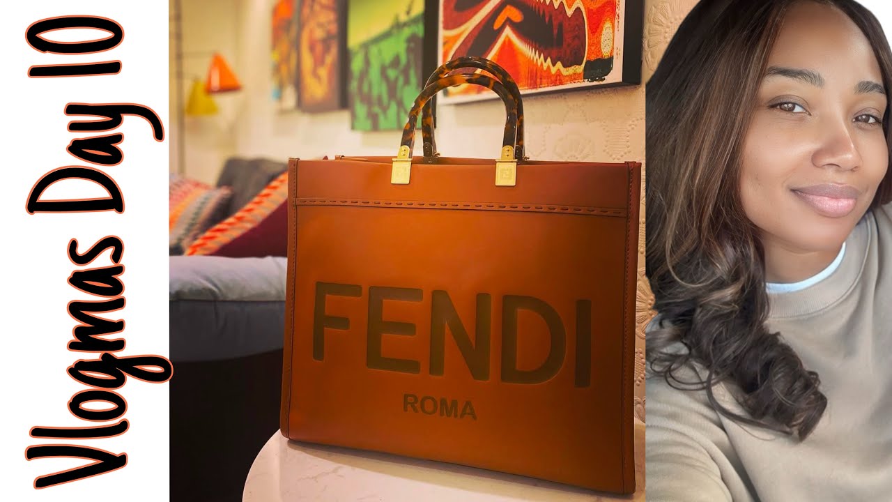 **Vlogmas Day 10** | Self Care | Fendi Sunshine Shopper Tote
