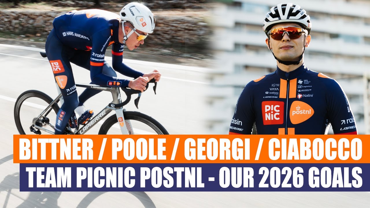 Max Poole, Pavel Bittner, Eleonora Ciabocco & Pfeiffer Georgi | 2026 Goals with Team Picnic PostNL