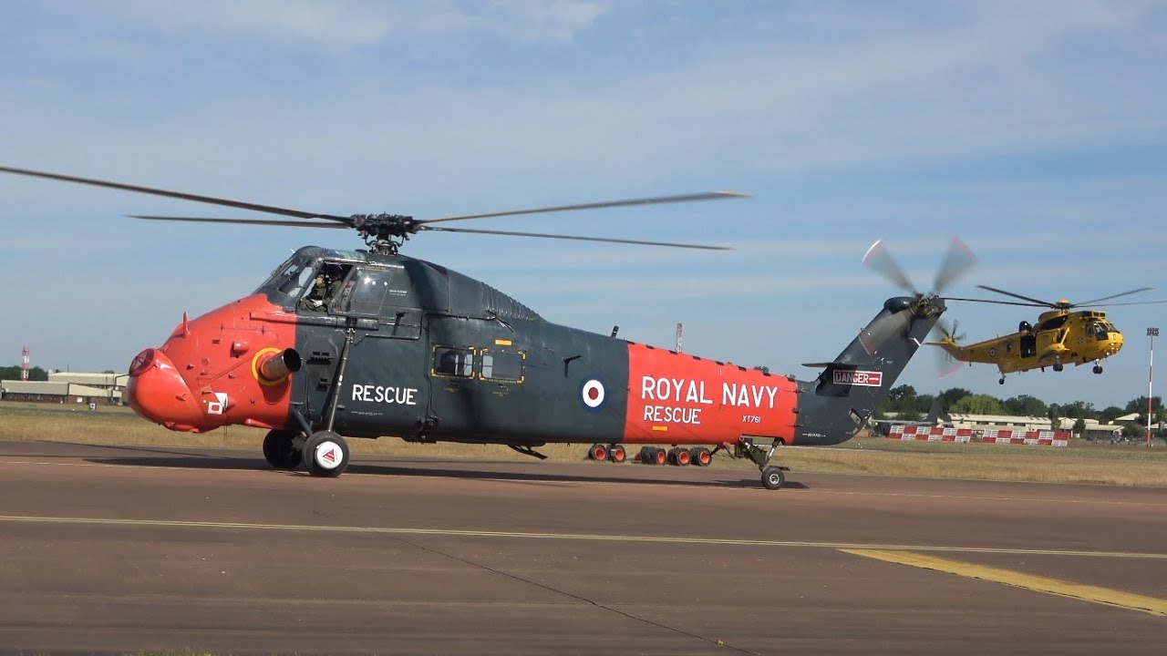 🇬🇧 Helicopters Wessex Sea King Lynx Puma Gazelle RIAT Fairford Uk