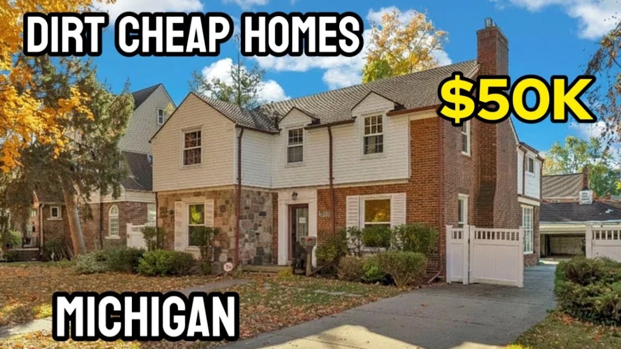 Dirt-Cheap Homes For Sale in Michigan &mdash; Hidden Real Estate Goldmines!
