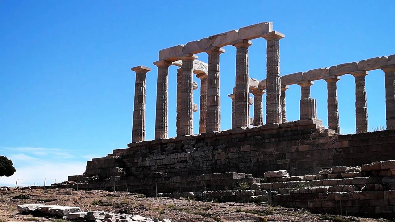 The Sounio - Poseidon Temple Timelapse - Greecetimelapse com