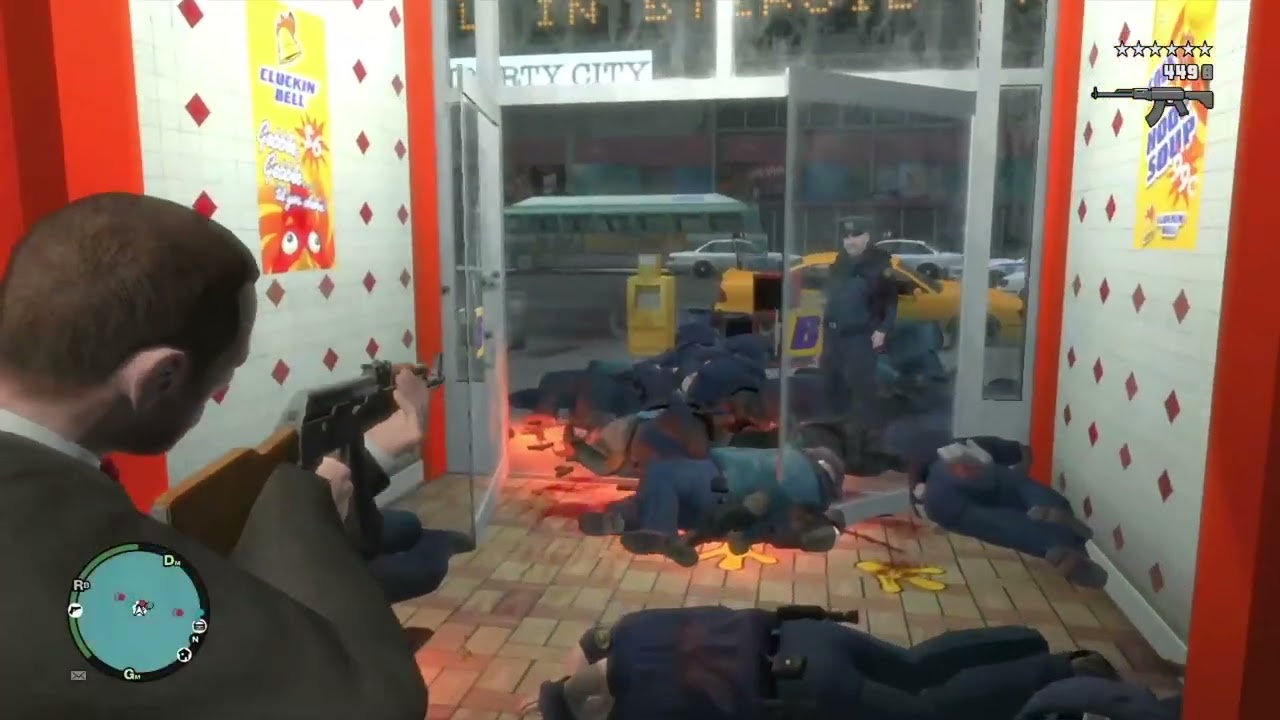 Grand Theft Auto IV: 6 Star Wanted Level Escape (12)