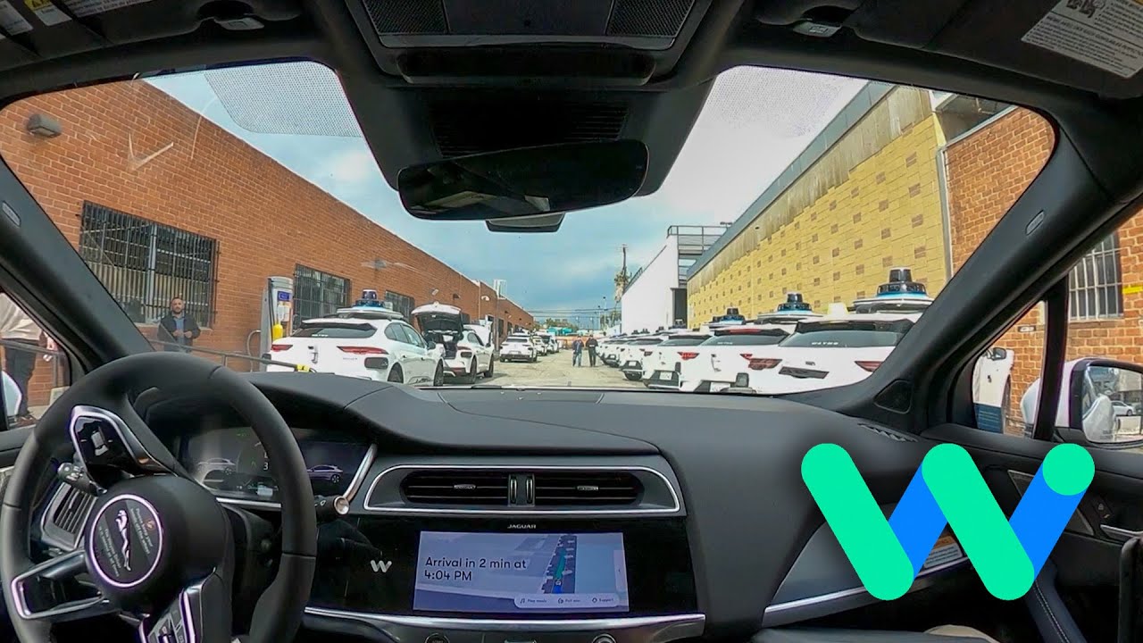We went inside the LA Waymo depot | JJRicks Rides With Waymo #196