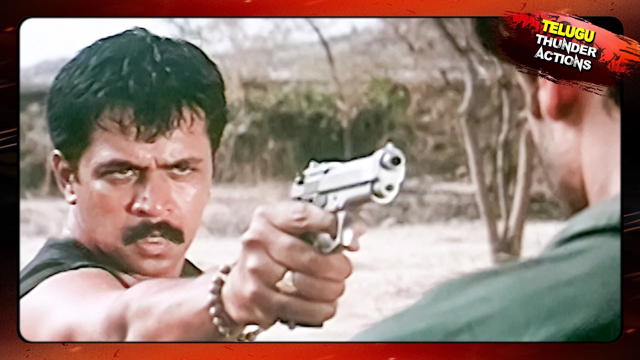 Arjun Powerfull High Voltage Action Scene | Best Telugu Movie Action Scene | Telugu Thunder Action