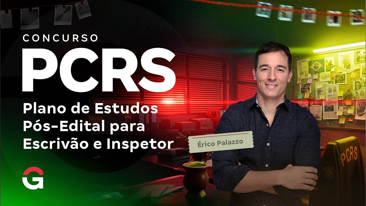 Concurso PC RS: Plano de Estudos Pós-Edital para Escrivão e Inspetor