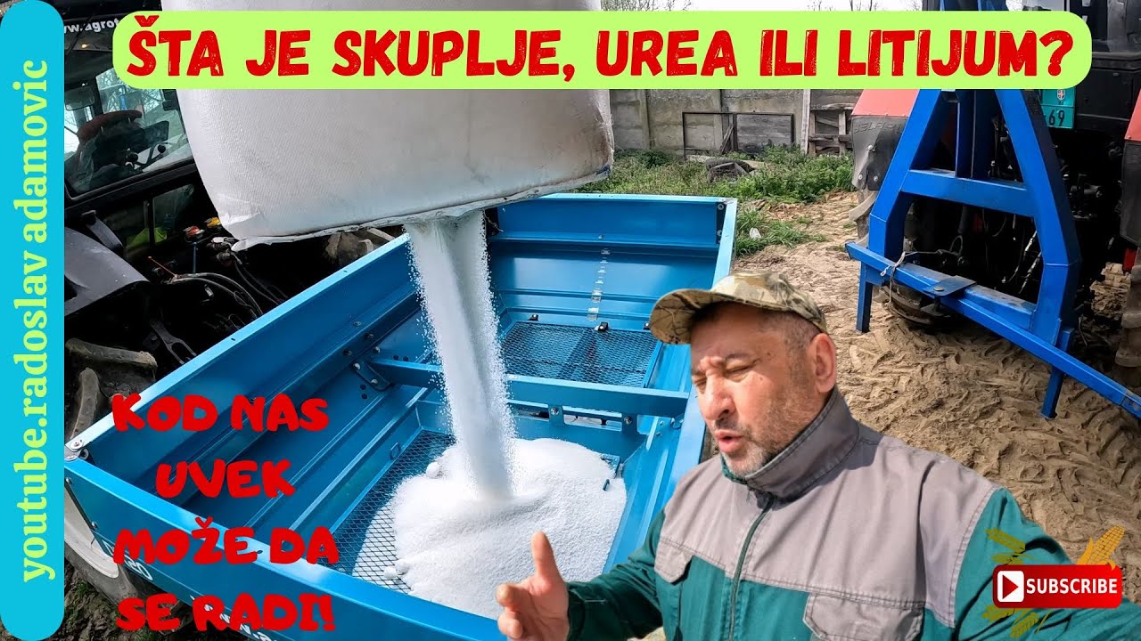 ŠTA JE SKUPLJE, UREA ILI LITIJUM? UVEK MOŽE DA SE RADI! ; WHAT IS MORE EXPENSIVE, UREA OR LITHIUM?