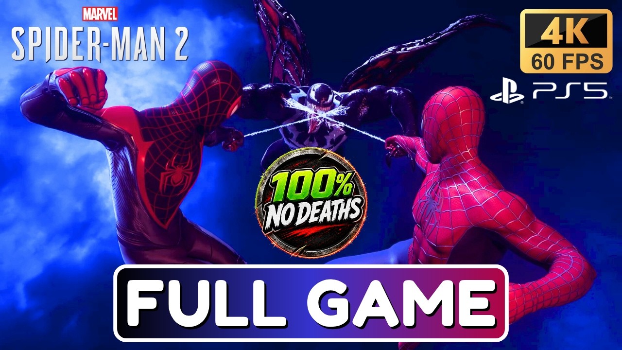 SPIDER-MAN 2 PS5 Gameplay Walkthrough FULL GAME [4K 60FPS] - No Commentary - Webbed Suit