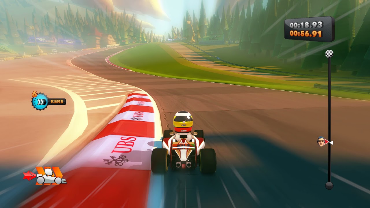 F1 Race Stars Belgium Time Trial 3000cc