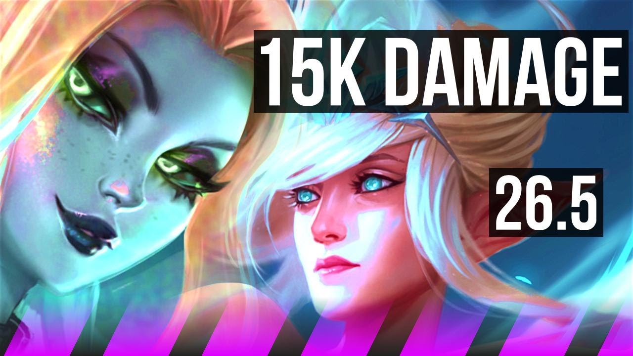 NAMI & Katarina vs JANNA & Smolder (SUP) | Perfect KDA: 5/0/22, 15K damage | EUNE Master | 26.5