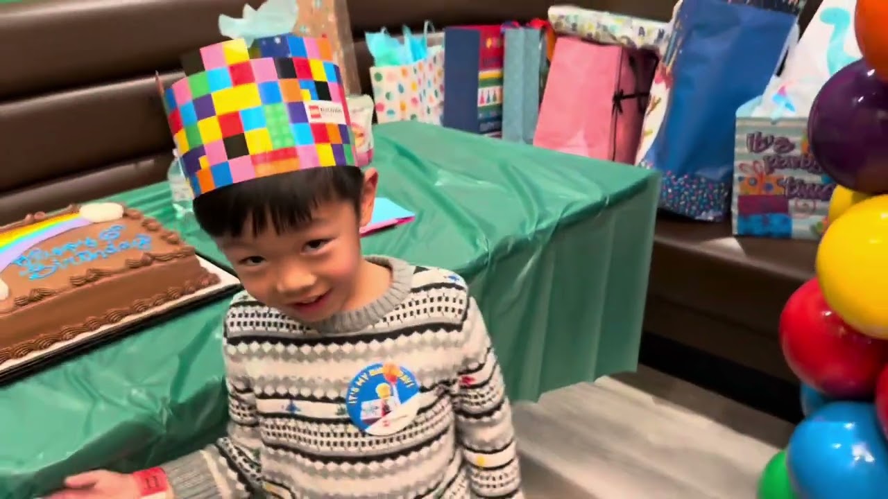 6th bday party at lego discovery center