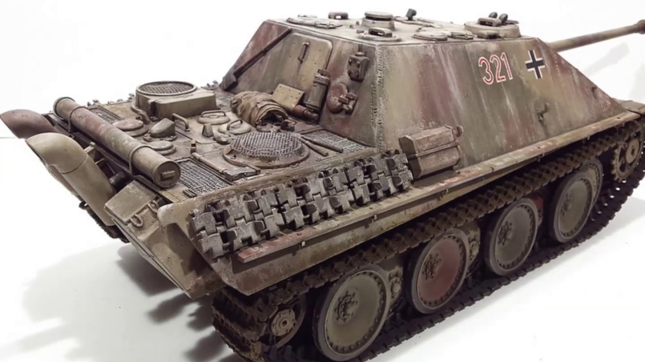 Jnewboy Customs 1/16 Henglong Jagdpanther Step by Step Custom Tamiya Transformation