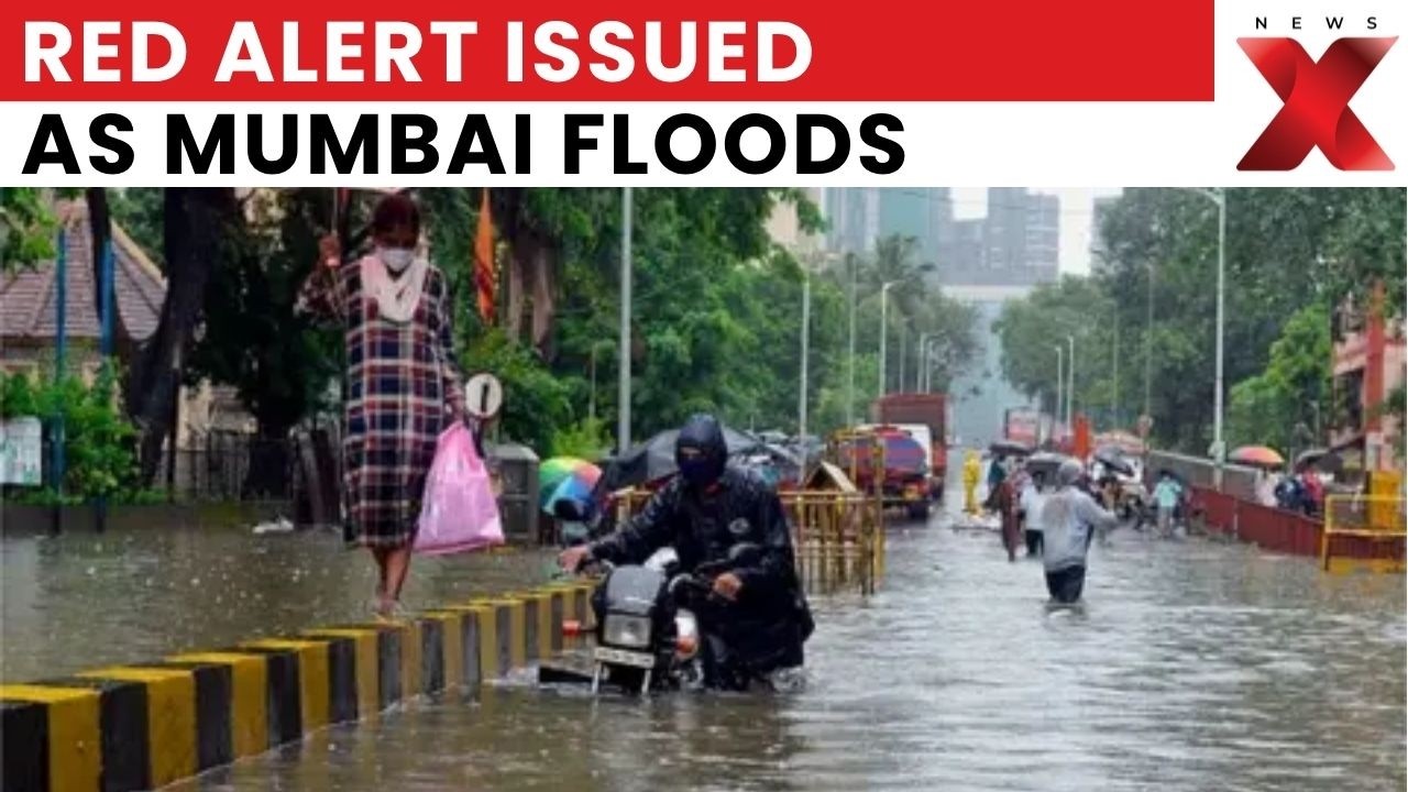 Mumbai Rain Alert: IMD Red Alert Issued as Heavy Rains Trigger Flooding Across City