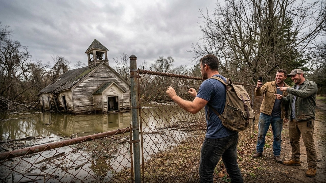 Neighbors Laughed When Single Dad Bought Flooded Church for $1—What He Found Inside Shocked Them All