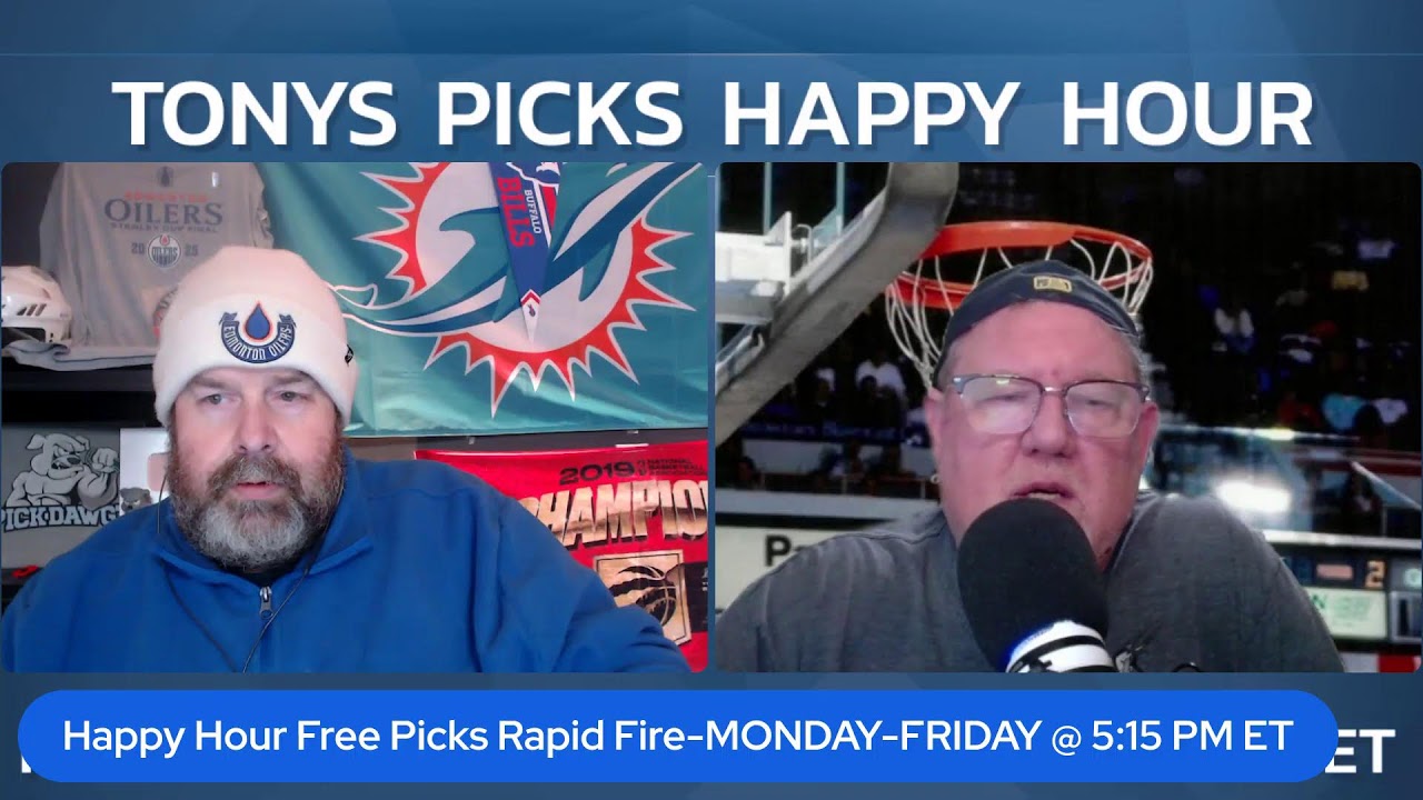 Live NBA NCAAB NHL Picks Tonys Picks Happy Hour Show with Rodd Zawacky 3-6-2025