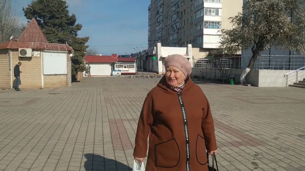 На площади Крымской весны в Щелкино 9 апреля 2023 г.