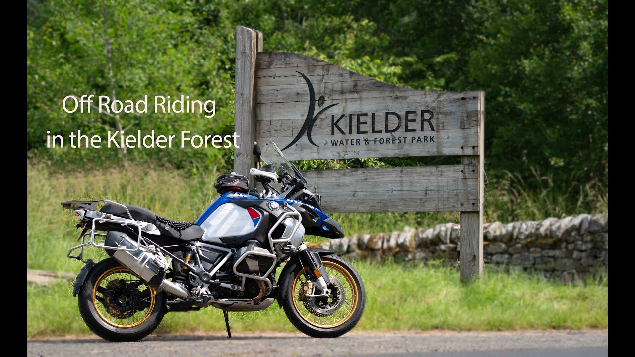 Riding the Kielder Forest Drive on my BMW GSA 1250