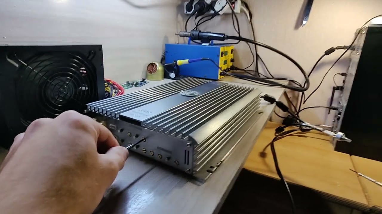 DLS RA40 замер усилителя