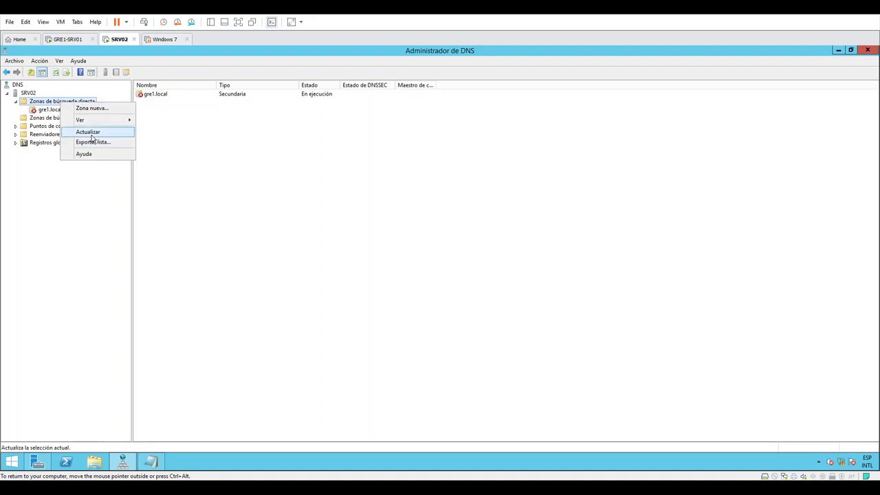GRE1 - Servidor DNS Secundario