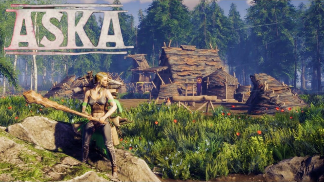 My First Multiplayer Settlement in ASKA! Co-op E01