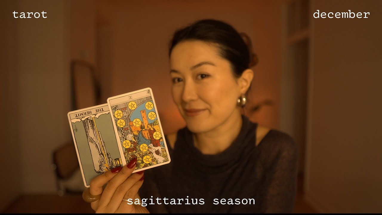 asmr tarot 🎄 pick a card for december & sagittarius season (TIMELESS energy predictions)