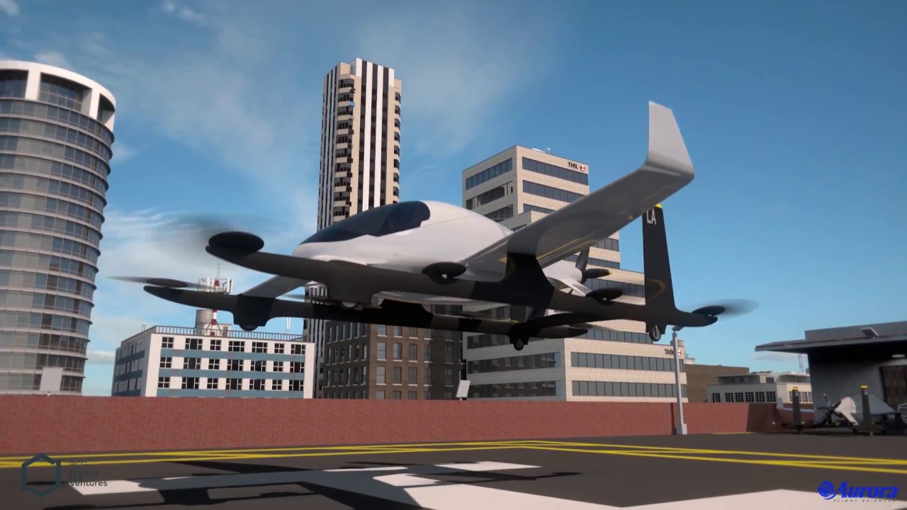 Aurora Flight Sciences' Electric VTOL Aircraft