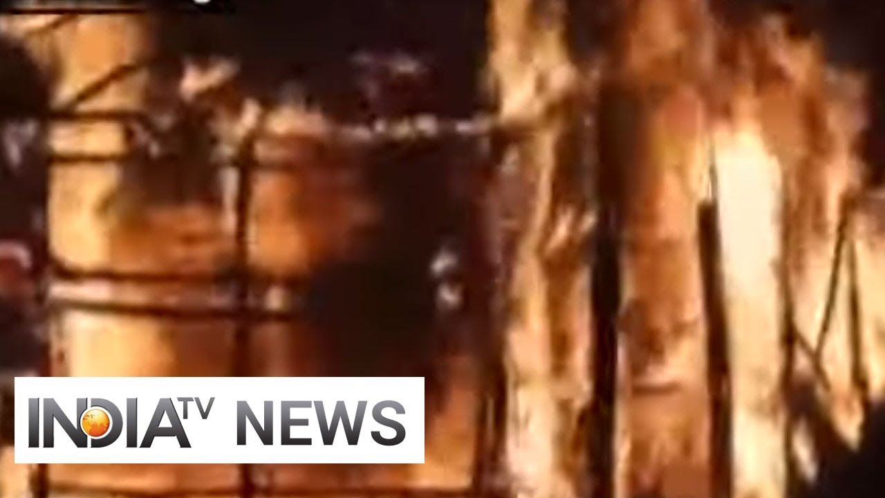 BJP party office allegedly set on fire by TMC workers