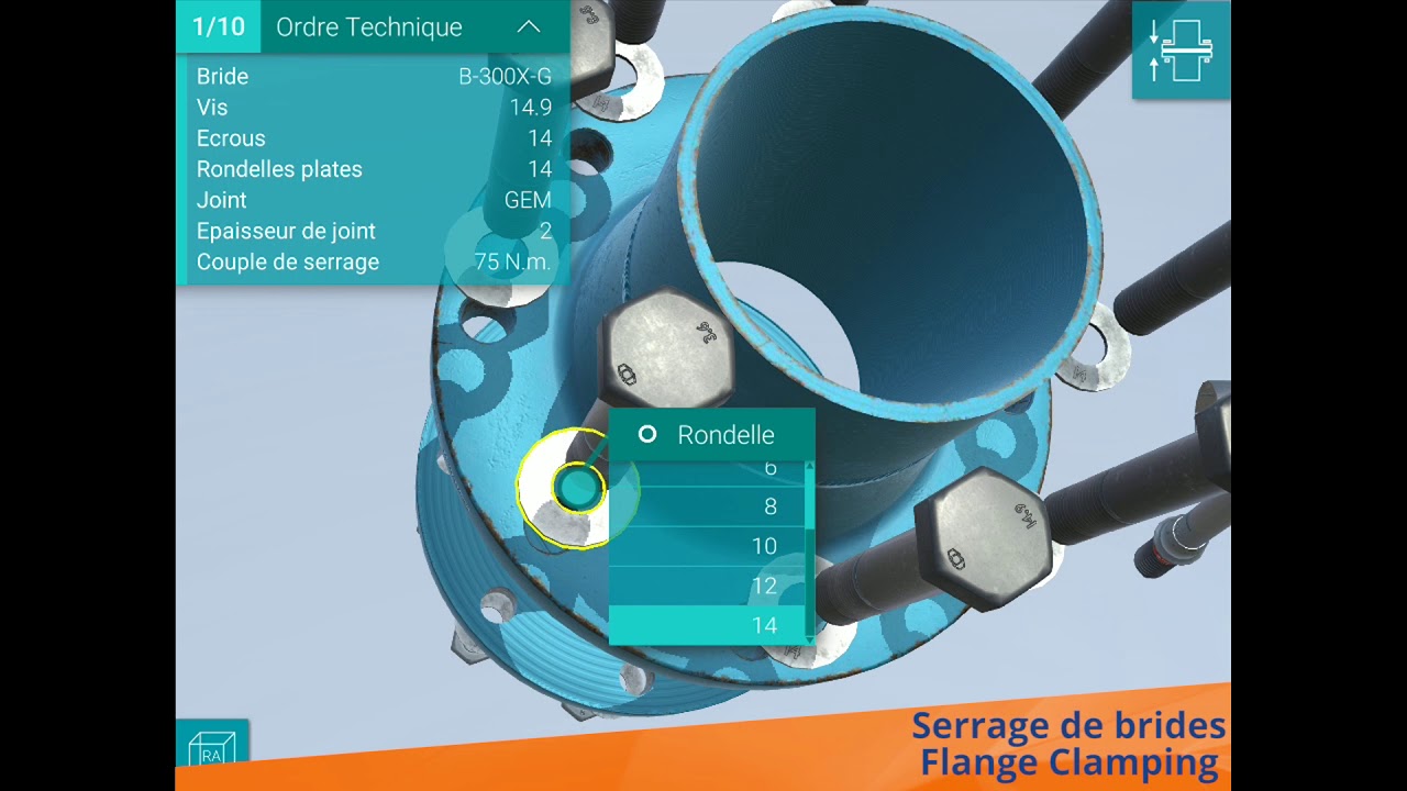 Serrage Brides Tablette 1