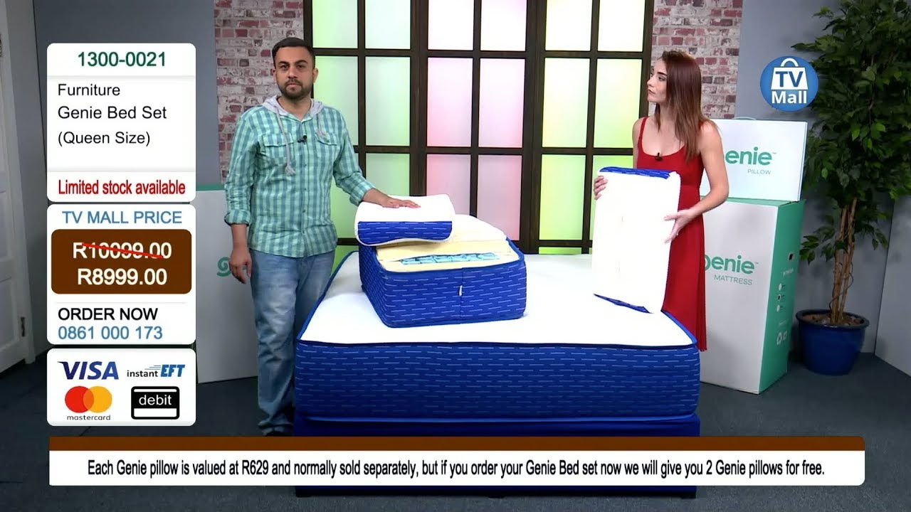Genie Bed - QUEEN + 2 FREE Pillows - 1300-0021