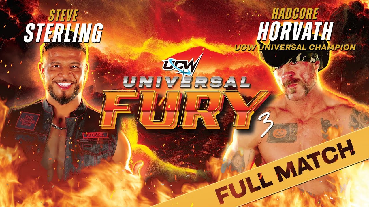 [FREE MATCH] Steve Sterling vs Hardcore Horvath [c] - Universal Championship - UCW Universal Fury 3