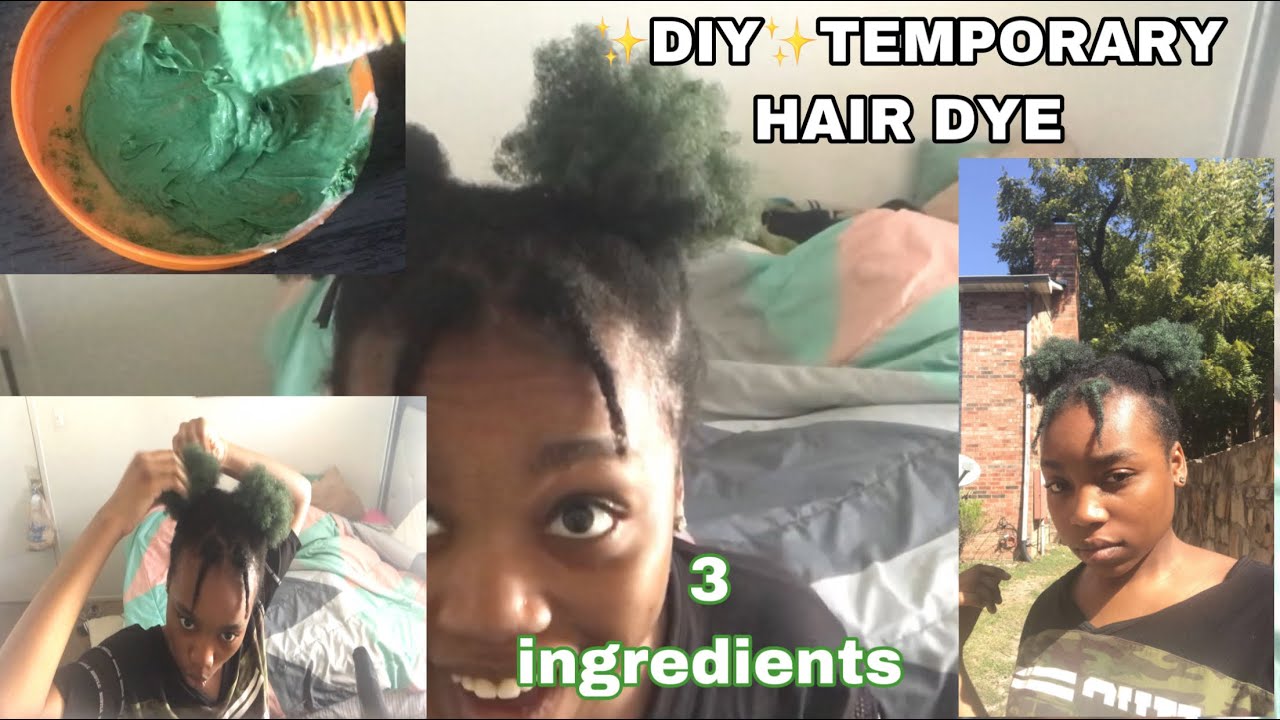 ✨DIY✨TEMPORARY COLOR HAIR DYE (for all hair types)