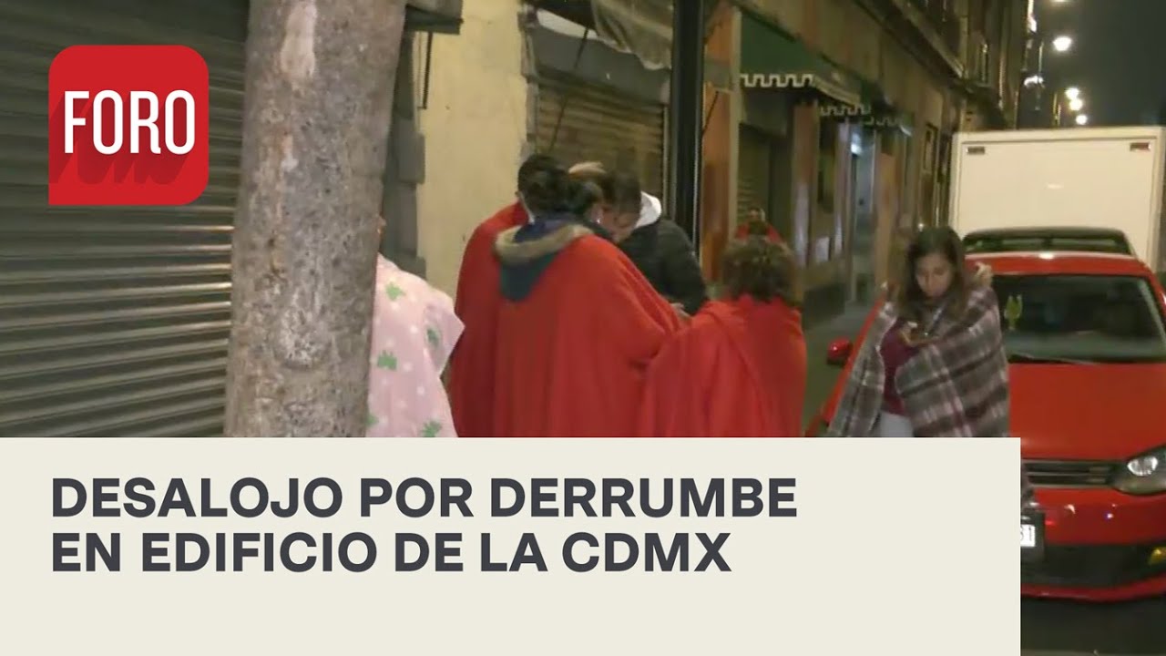 Derrumbe en edificio del Centro Hist&oacute;rico de CDMX - Las Noticias