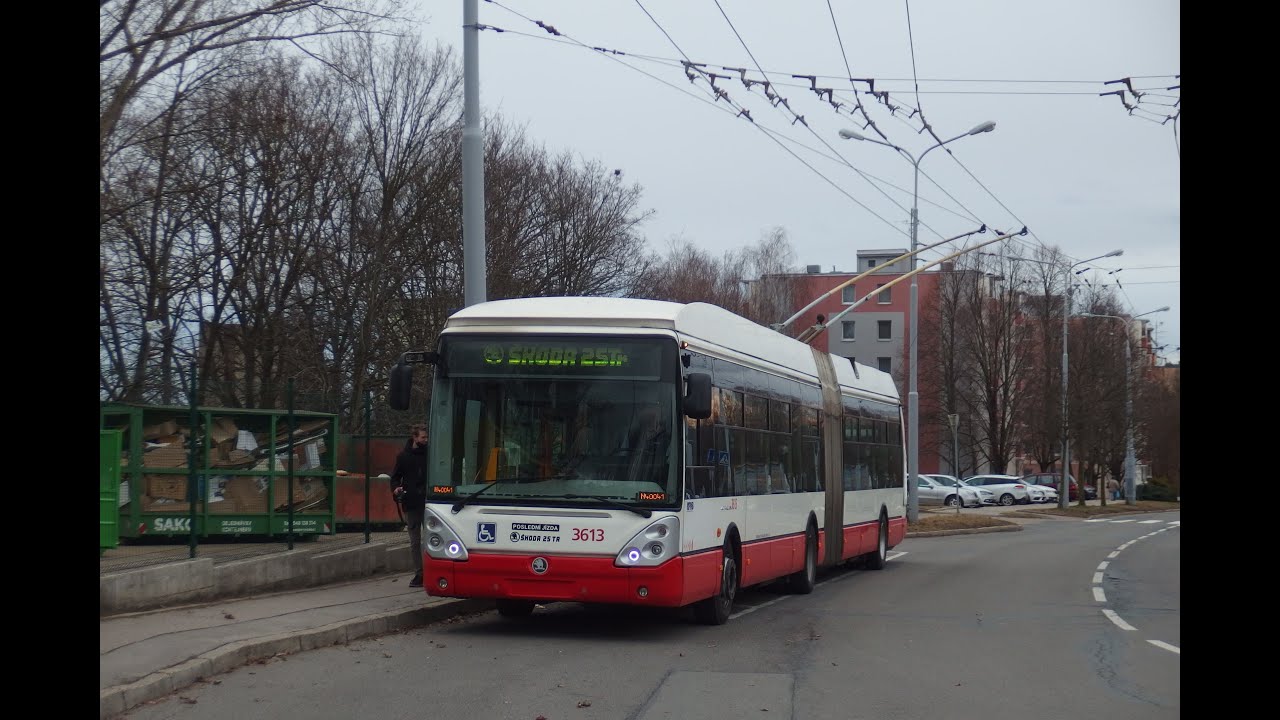 Poslední jízda trolejbusu 25Tr
