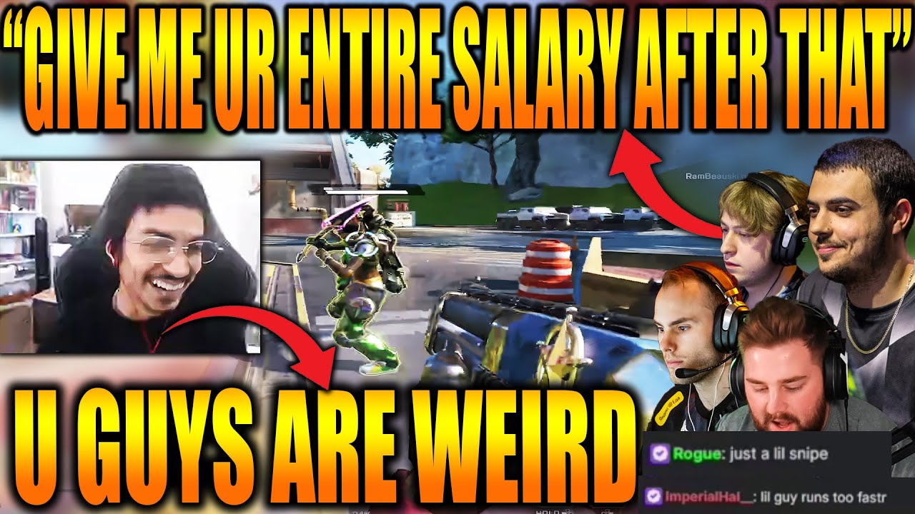 ImperialHal & Rogue Stream Sniping Phonyhead! Zachmazer's Team Gets Deleted by Hal in RANKED