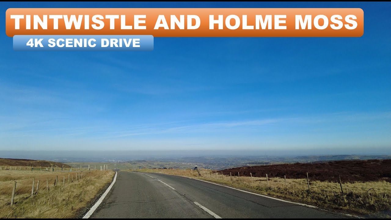 Tintwistle and Holme Moss - 4K Scenic Drive - DJI Pocket 2