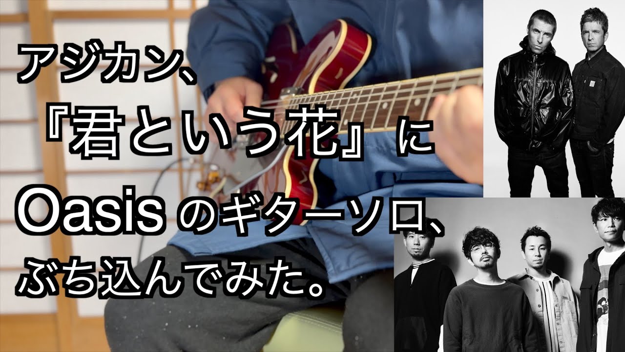 君という花にOasisのギターソロをぶち込んでみた【ASIAN KUNG-FU GENERATION】