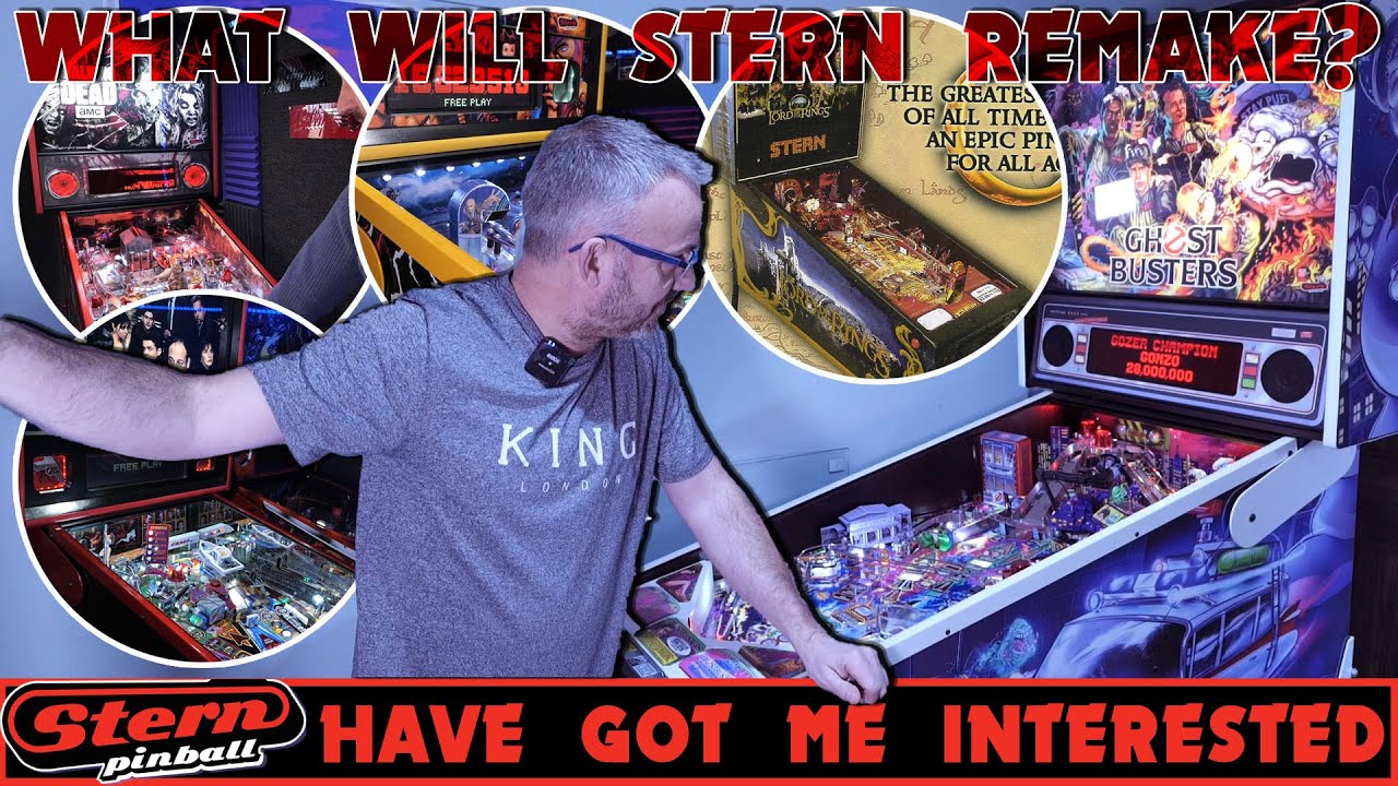 Stern to remake their old pinball machines | What classics will they make? | LOTR to become Spike 2?