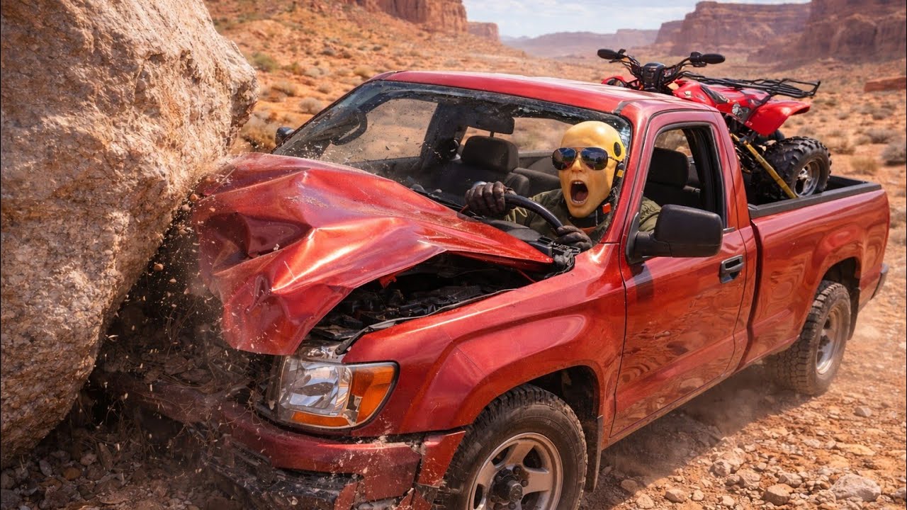 Realistic pickup truck drive through desert | Relaxing BeamNG Drive Gameplay (No Talking)
