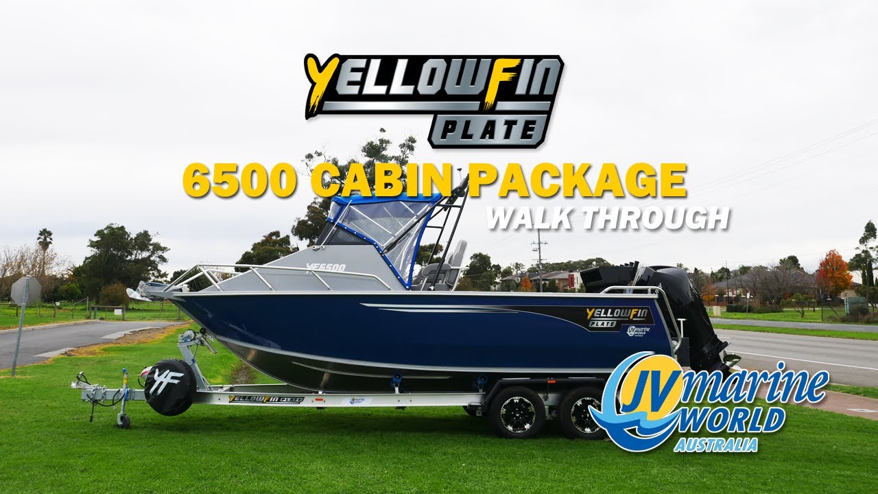 Yellowfin Plate Offshore 6500 Cabin - Walk Through