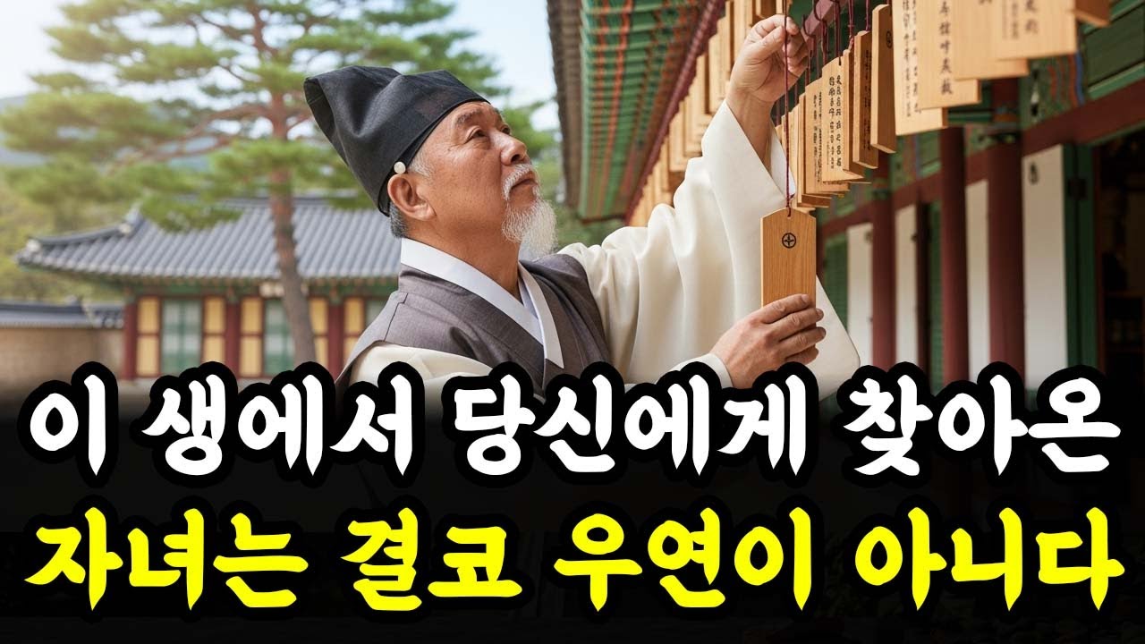 이 생에서 당신에게 찾아온 자녀는 결코 우연이 아니다 | 인생 철학 | 고인의 가르침