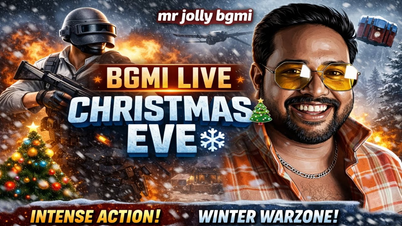 🎄 கிறிஸ்மஸ் ஸ்பெஷல் BGMI லைவ் | செம்ம ஃபைட் 🔥