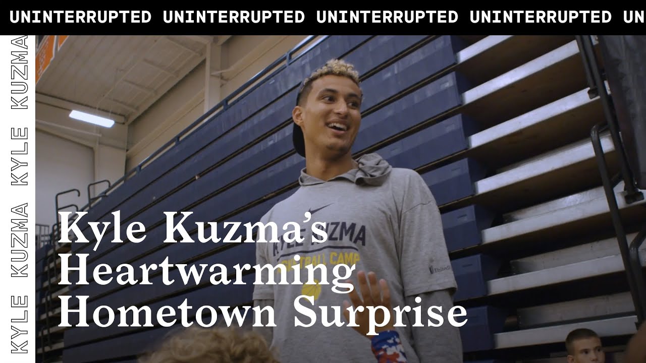 Kyle Kuzma returns home to Flint, Michigan