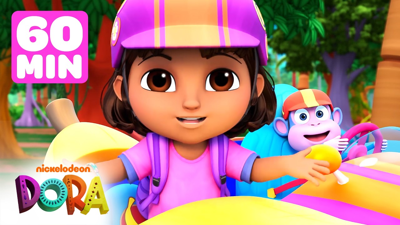 Даша | Спортивные игры и гонки с Дорой &ndash; 60 минут! 🏁 | Nick Jr. Cyrillic