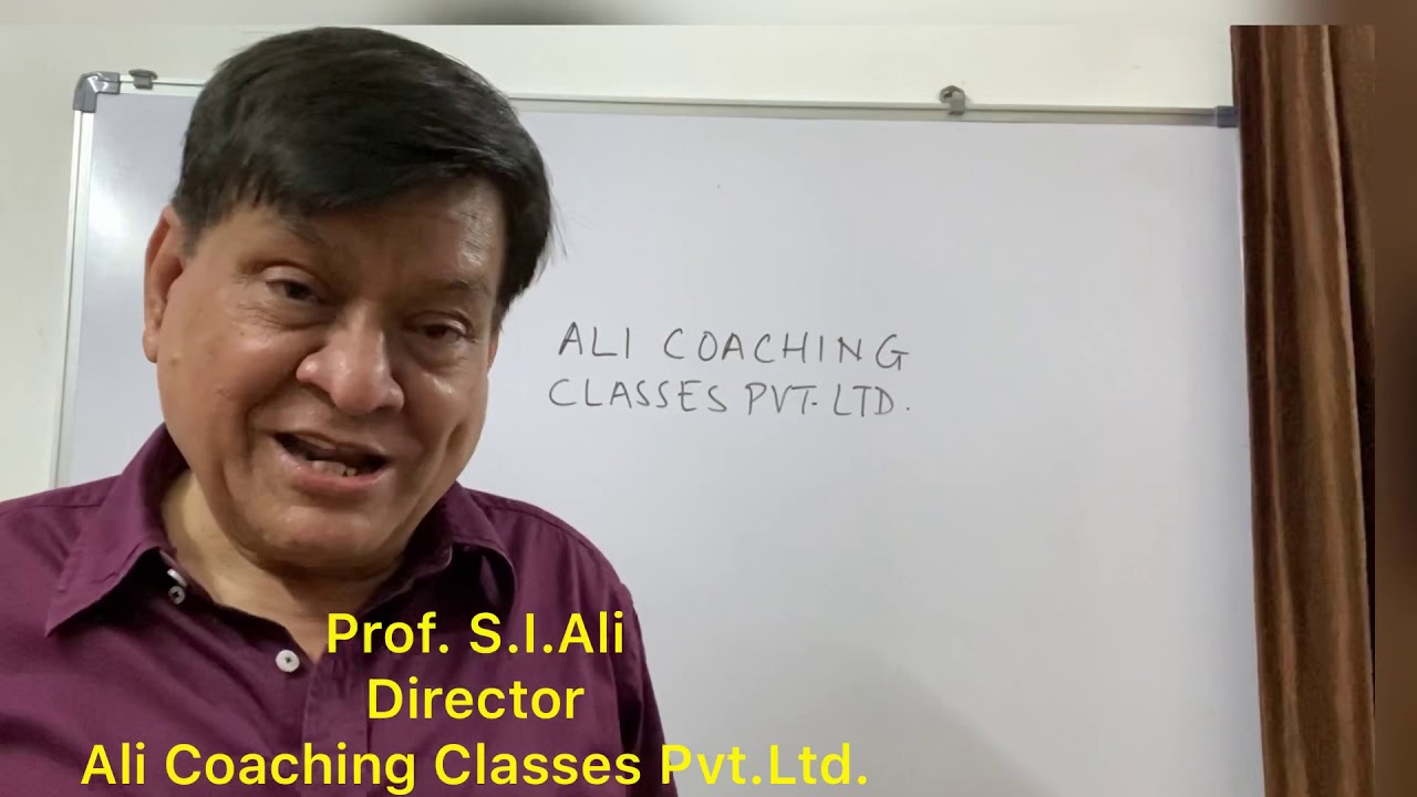 Guidance for Neet aspirants by Prof. Ali Sir