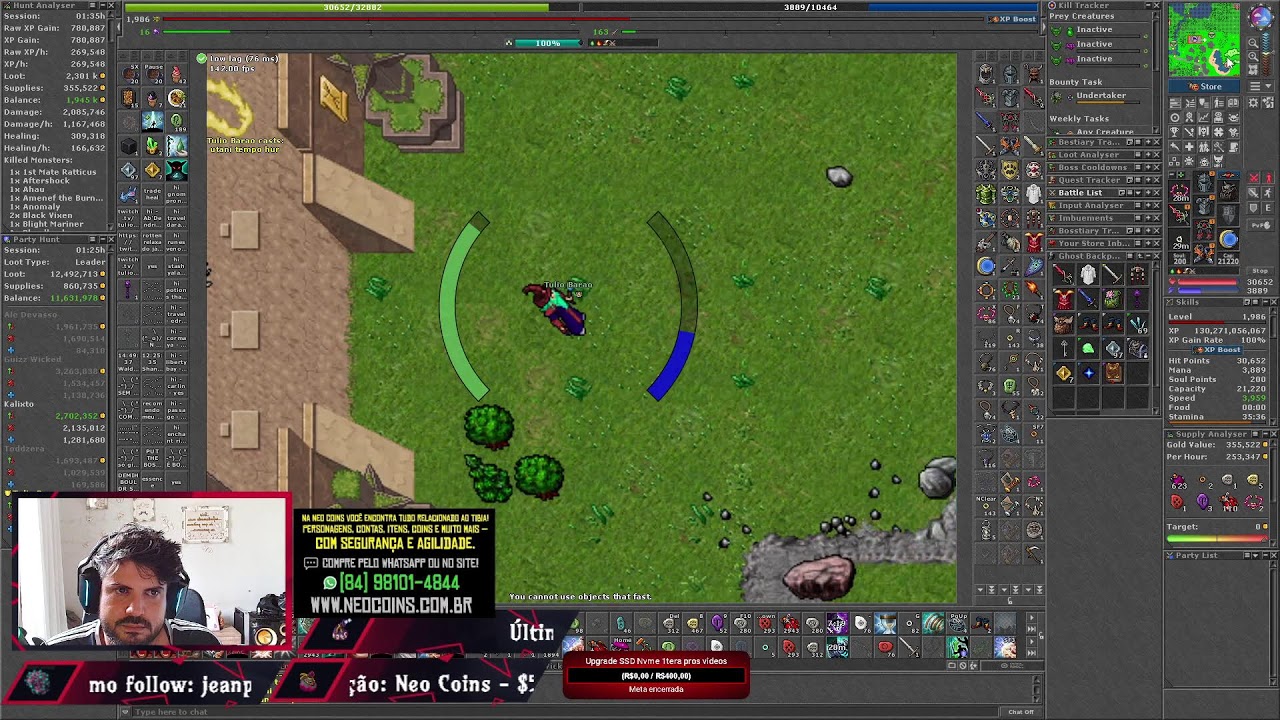 Túlio Barão está ao vivo!