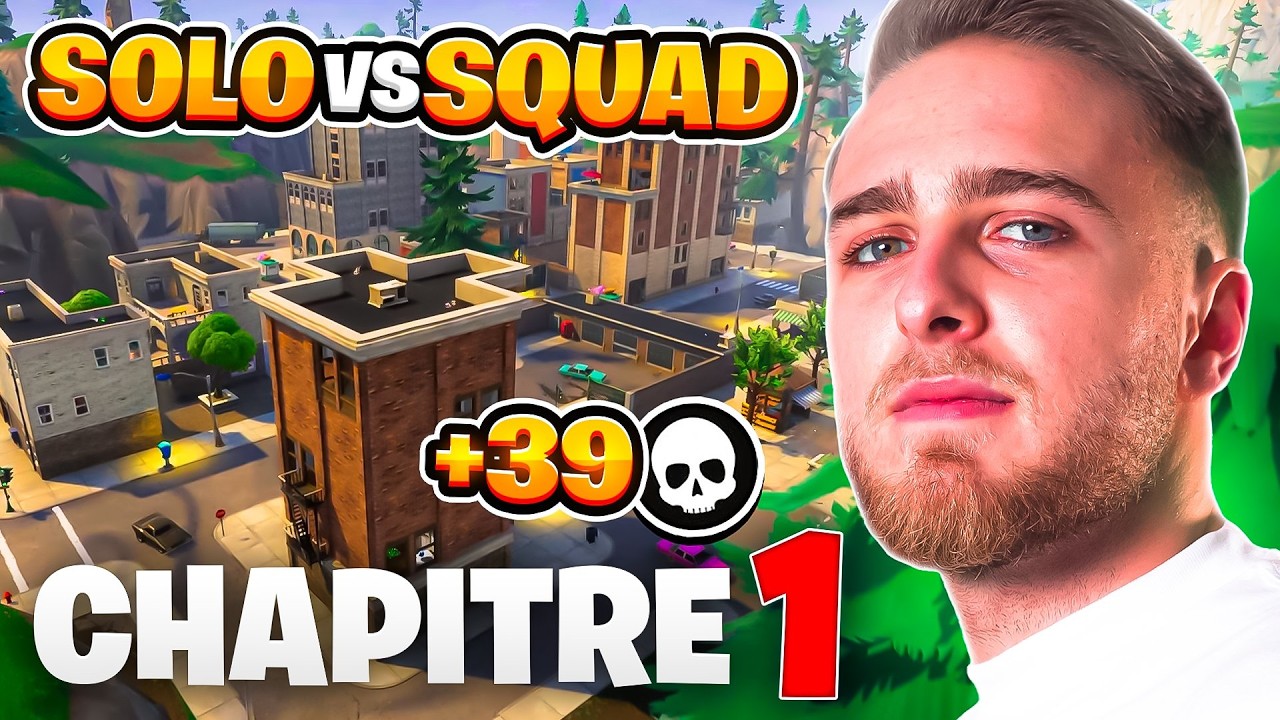 Notre meilleure GAME en DUO SQUAD sur le CHAPITRE 1 ! (le spawn de fou furieux)