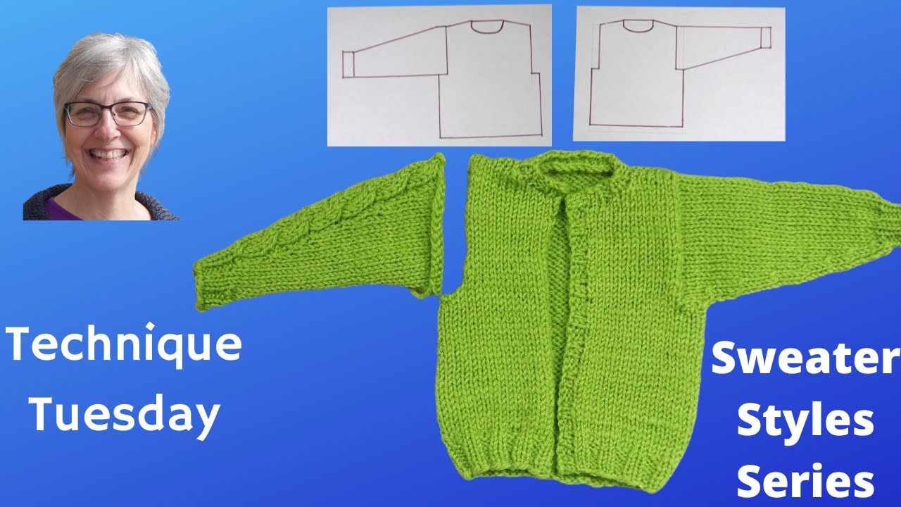 Basics of Modified Drop Shoulder Sweaters // Technique Tuesday